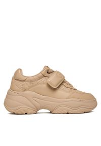 Sneakersy Guess. Kolor: beżowy