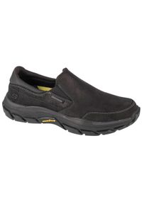skechers - Buty do chodzenia męskie, Respected - Calum. Kolor: czarny. Sport: turystyka piesza #1
