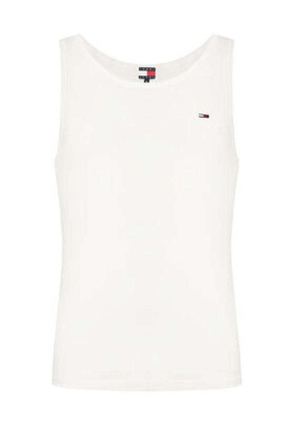 Tommy Jeans Komplet 2 tank topów DM0DM20769 Kolorowy Slim Fit. Materiał: bawełna. Wzór: kolorowy