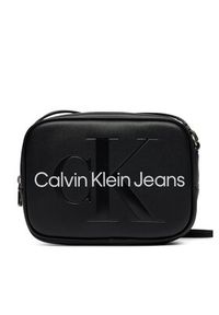 Calvin Klein Jeans Torebka Sculpted Camera Bag18 Mono K60K610275 Czarny. Kolor: czarny. Materiał: skórzane #3