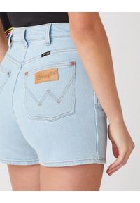 Wrangler - DAMSKIE SZORTY JEANSOWE WRANGLER MOM SHORT CLOUD NINE W22D-ZH-25E. Materiał: jeans #5