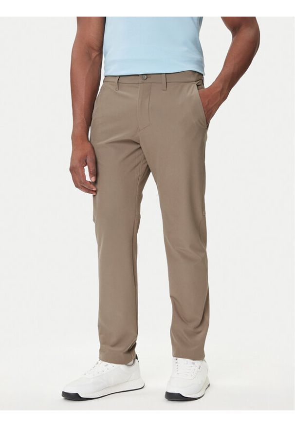 BOSS Spodnie materiałowe T_Commuter 50534303 Zielony Slim Fit. Kolor: zielony. Materiał: syntetyk