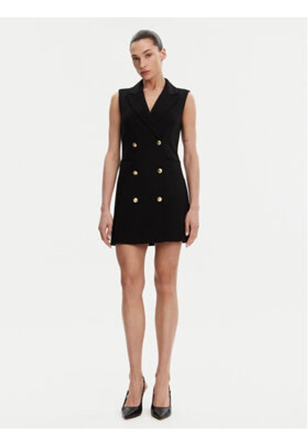 French Connection Sukienka koktajlowa 71PZC Czarny Regular Fit. Kolor: czarny. Materiał: syntetyk. Styl: wizytowy