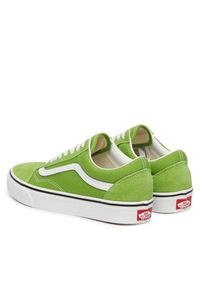 Vans Tenisówki Old Skool VN000D7ZFPB1 Zielony. Kolor: zielony. Materiał: skóra, zamsz #4