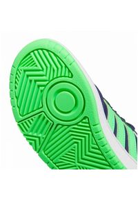 Adidas - Buty adidas Hoops 3.0 Jr IG3829 zielone. Okazja: na co dzień. Zapięcie: sznurówki. Kolor: zielony. Materiał: guma, syntetyk, skóra. Szerokość cholewki: normalna #4