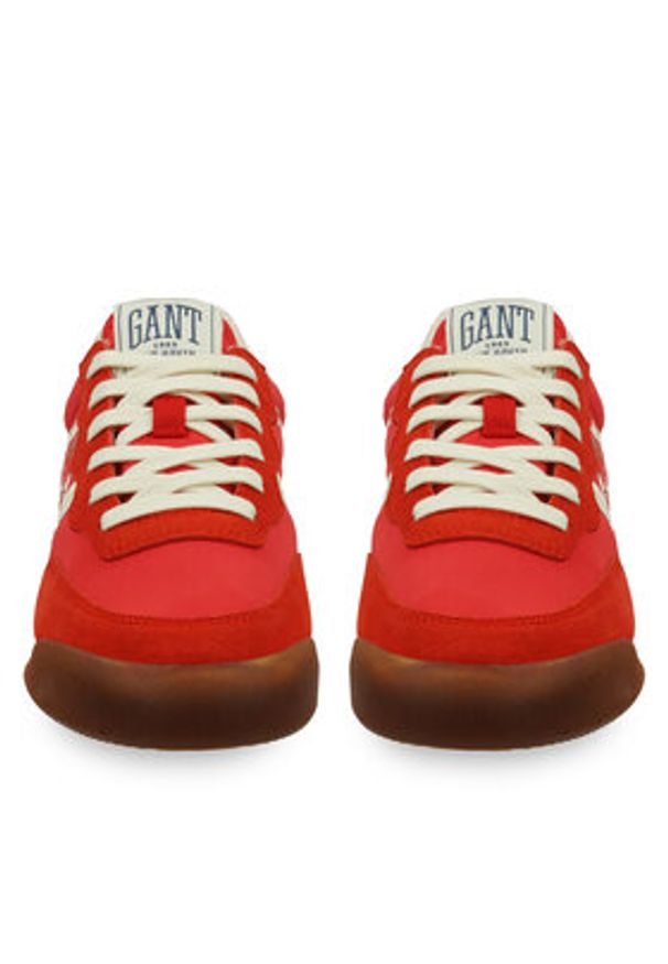 GANT - Gant Sneakersy 30533846 Czerwony. Kolor: czerwony. Materiał: zamsz, skóra