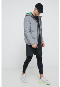 Guess Kurtka kolor srebrny zimowa. Okazja: na co dzień. Kolor: srebrny. Materiał: materiał. Wzór: gładki. Sezon: zima. Styl: casual #2