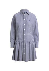 Polo Ralph Lauren Sukienka koszulowa 211B22754001 Granatowy Regular Fit. Typ kołnierza: polo. Kolor: niebieski. Materiał: bawełna. Typ sukienki: koszulowe #4