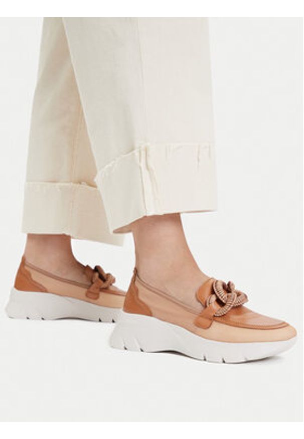 Hispanitas Półbuty Habana HV254050 Brązowy. Kolor: brązowy. Materiał: skóra