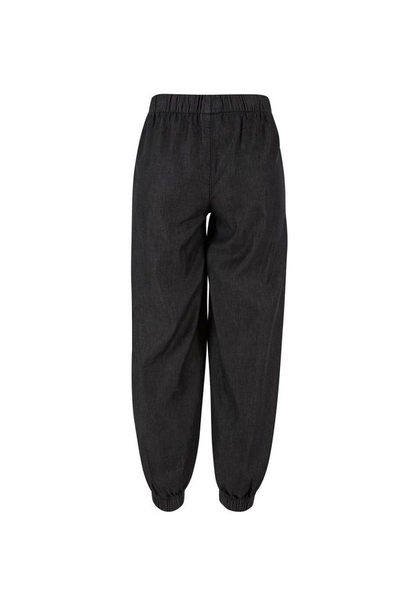 Urban Classics - Spodnie Do Joggingu Damskie Denim Lekkie. Kolor: czarny. Materiał: denim. Długość: długie. Sport: bieganie