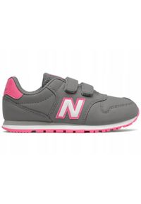 New Balance - Buty na co dzień dziecięce NEW BALANCE 500 na rzepy. Okazja: na co dzień. Zapięcie: rzepy. Kolor: szary. Sport: bieganie #1