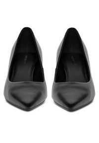 Gino Rossi - GINO ROSSI Czółenka DANI-V1937-31-1 Czarny. Kolor: czarny. Materiał: skóra #5