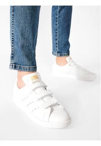 Adidas - adidas Buty Stan Smith Cf FX5508 Biały. Kolor: biały. Materiał: skóra. Model: Adidas Stan Smith
