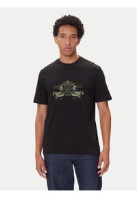 Hugo - HUGO T-Shirt Denrith 50544543 Czarny Regular Fit. Kolor: czarny. Materiał: bawełna #1