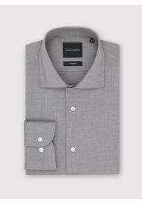 Pako Lorente - PAKO LORENTE – Szara koszula męska. Kolor: szary. Materiał: poliester, elastan, wiskoza. Długość rękawa: długi rękaw. Długość: długie #2