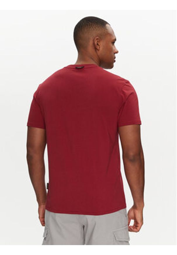 Napapijri T-Shirt S-Turin NP0A4HQG Czerwony Regular Fit. Kolor: czerwony. Materiał: bawełna