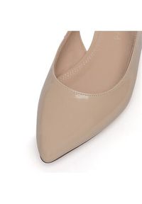 Sergio Bardi Baleriny WFA1572-21Z-SB Beżowy. Kolor: beżowy. Materiał: lakier, skóra #7