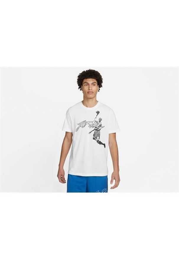 Koszulka treningowa męska Nike DH8924100. Kolor: biały. Materiał: bawełna. Długość rękawa: krótki rękaw. Długość: krótkie