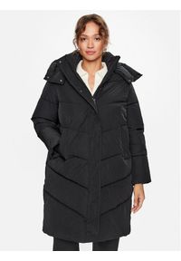Calvin Klein Płaszcz zimowy Modern K20K204690 Czarny Regular Fit. Kolor: czarny. Materiał: syntetyk. Sezon: zima