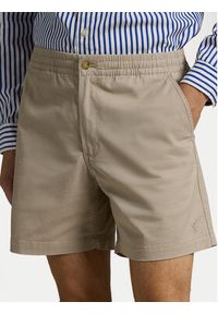 Polo Ralph Lauren Szorty materiałowe Prepster 710644995 Beżowy Classic Fit. Kolor: beżowy. Materiał: bawełna #5