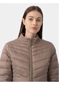 4f - 4F Kurtka przejściowa 4FAW23TDJAF224 Brązowy Slim Fit. Kolor: brązowy. Materiał: syntetyk #4
