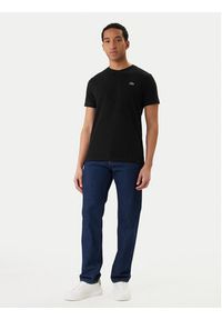 Lacoste T-Shirt TH0003 Czarny Regular Fit. Kolor: czarny. Materiał: syntetyk #3