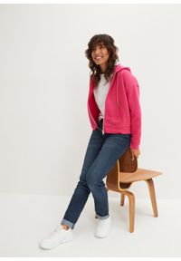 bonprix - Jeansy ze stretchem straight, mid waist. Kolor: niebieski #2