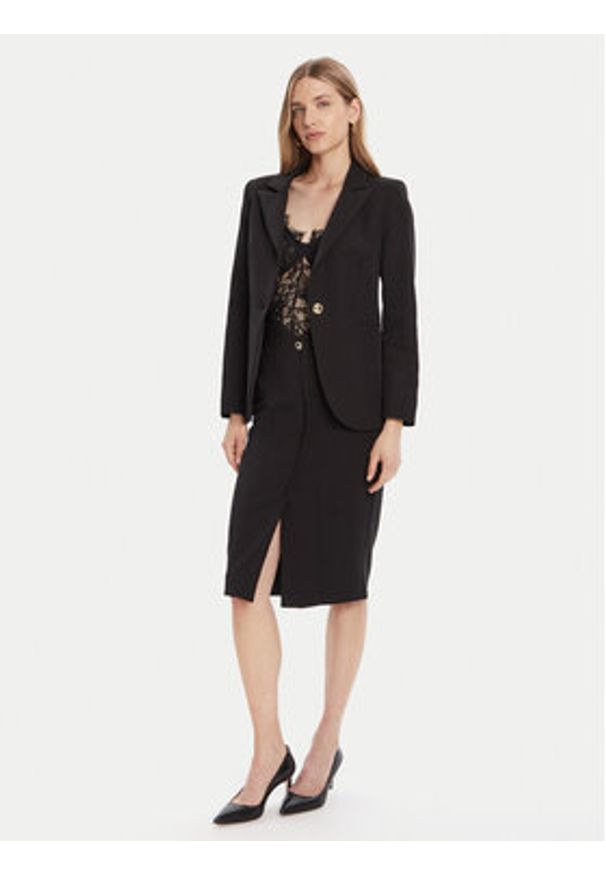 Rinascimento Spódnica ołówkowa CFC0125561003 Czarny Slim Fit. Kolor: czarny. Materiał: syntetyk
