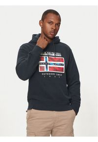 Napapijri Bluza B-Dorees NP0A4IBD Granatowy Relaxed Fit. Kolor: niebieski. Materiał: bawełna #1