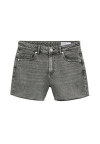 Vero Moda Szorty jeansowe Tess 10301532 Szary Regular Fit. Kolor: szary. Materiał: bawełna #8