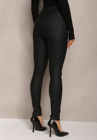 Renee - Czarne Spodnie Skinny z Ekoskóry Lirael. Kolor: czarny #4