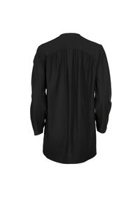 ANIA KUCZYŃSKA - Czarna koszula z wiskozy Aurelia. Okazja: na co dzień. Kolor: czarny. Materiał: wiskoza. Długość: długie. Wzór: aplikacja. Styl: casual, wizytowy #3