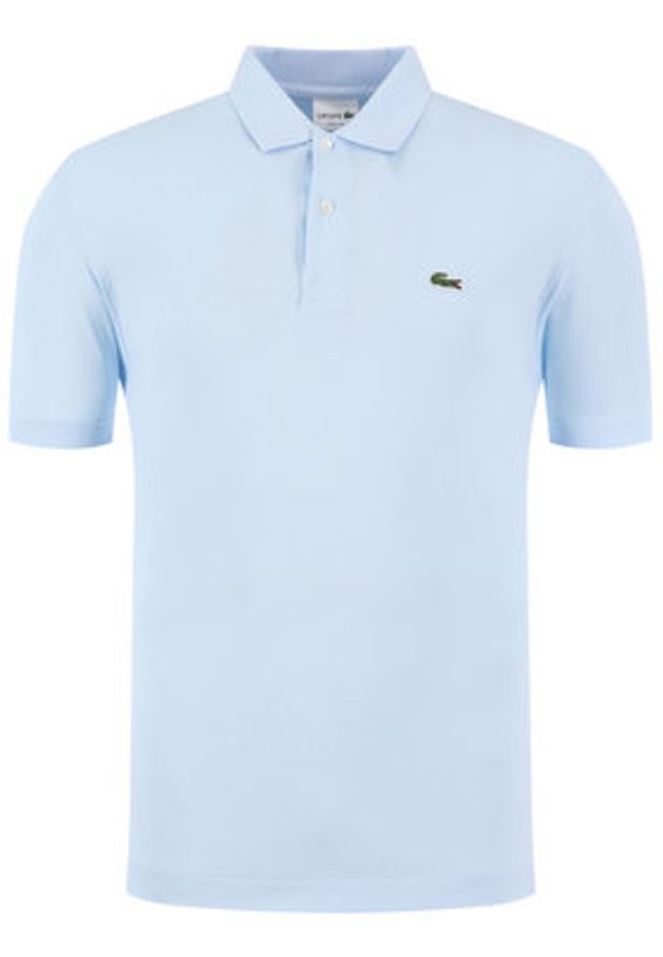 Lacoste Polo L1212 Niebieski Classic Fit. Typ kołnierza: polo. Kolor: niebieski. Materiał: bawełna