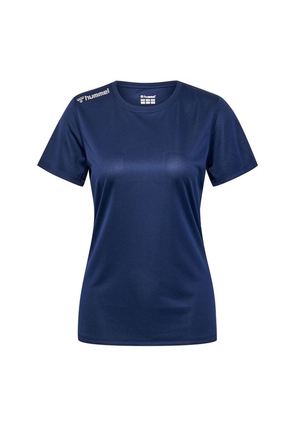 Damski jersey Hummel. Kolor: niebieski. Materiał: jersey. Sport: bieganie, piłka nożna
