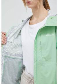 columbia - Columbia kurtka outdoorowa Omni-Tech Ampli-Dry kolor zielony przejściowa. Kolor: zielony. Materiał: materiał. Długość: długie #2