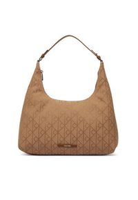 Calvin Klein Torebka Emblem Jacquard LV04F3635G Brązowy. Kolor: brązowy #5