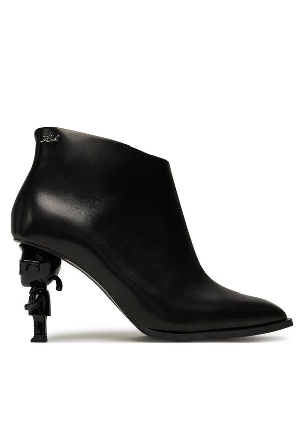 Karl Lagerfeld - Botki KARL LAGERFELD. Kolor: czarny