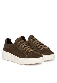 Max Mara Sneakersy 2614761031650 Brązowy. Kolor: brązowy. Materiał: skóra #4