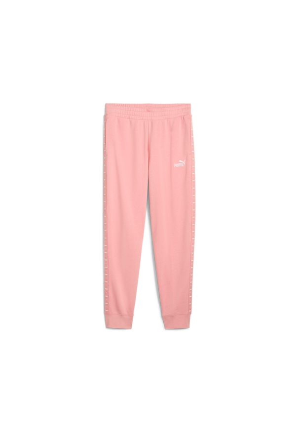 Puma Spodnie Ess Tape Tr Cl 68501318. Kolor: różowy. Materiał: dresówka. Długość: długie