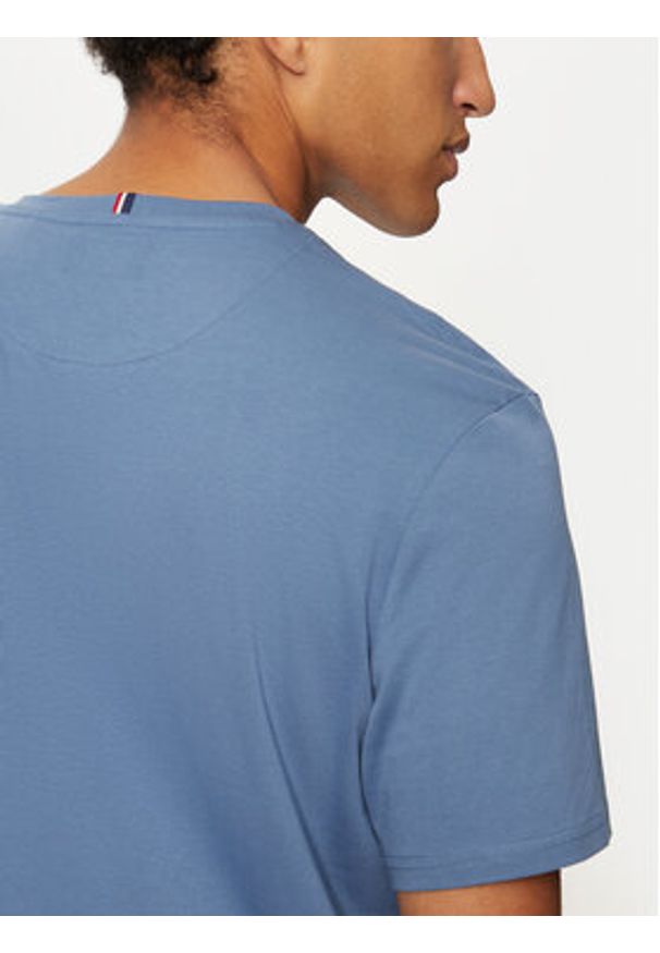 U.S. Polo Assn. T-Shirt MUP3310 Niebieski Regular Fit. Typ kołnierza: polo. Kolor: niebieski. Materiał: bawełna