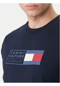 TOMMY HILFIGER - Tommy Hilfiger T-Shirt Brand Love Box MW0MW42366 Granatowy Regular Fit. Kolor: niebieski. Materiał: bawełna #2