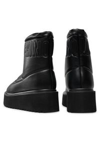 Love Moschino - LOVE MOSCHINO Botki JA24266I0LIE0000 Czarny. Kolor: czarny. Materiał: materiał #4