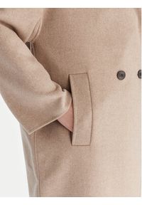 ViCOLO Płaszcz wełniany TF0003 Beżowy Regular Fit. Kolor: beżowy. Materiał: syntetyk #2