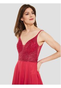 Swing Sukienka koktajlowa 5AE19300 Czerwony Slim Fit. Kolor: czerwony. Materiał: syntetyk. Styl: wizytowy #3