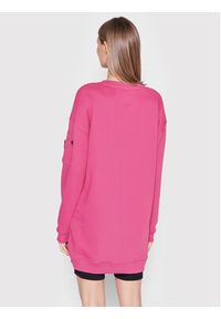 Alpha Industries Bluza Basic 128053 Różowy Oversize. Kolor: różowy. Materiał: bawełna