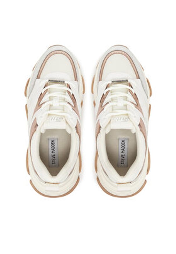 Steve Madden Sneakersy Progressive SM19000096 Srebrny. Kolor: srebrny. Materiał: materiał