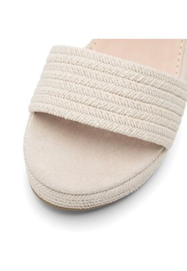 Jenny Fairy Espadryle WS109-06EOB Beżowy. Kolor: beżowy. Materiał: materiał