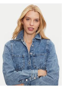 Karl Lagerfeld Jeans Sukienka jeansowa 246J1302 Niebieski Regular Fit. Kolor: niebieski. Materiał: bawełna #3