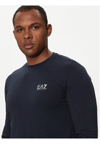 EA7 Emporio Armani Longsleeve 8NPT28 PJVQZ 0562 Granatowy Regular Fit. Kolor: niebieski. Materiał: bawełna. Długość rękawa: długi rękaw #4