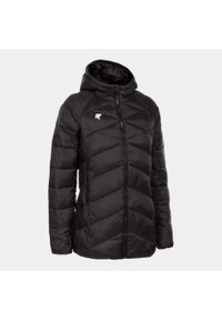 Kurtka outdoorowa anorak damska Joma Explorer wiatroodporna pikowana z kapturem. Typ kołnierza: kaptur. Kolor: czarny